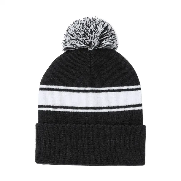 Frosty winter hat Black