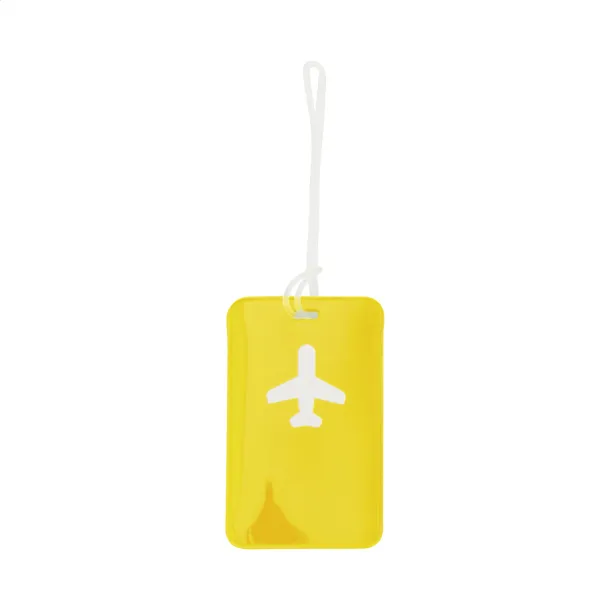 Denver luggage tag Yellow