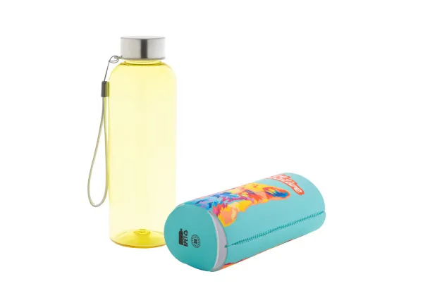 Pemba Creative Rpet personalizirana boca za vodu, 500 ml Žuta Bijela