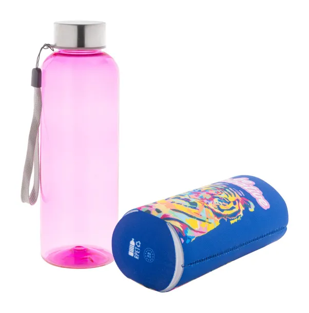 Pemba Creative Rpet personalizirana boca za vodu, 500 ml Roza Bijela