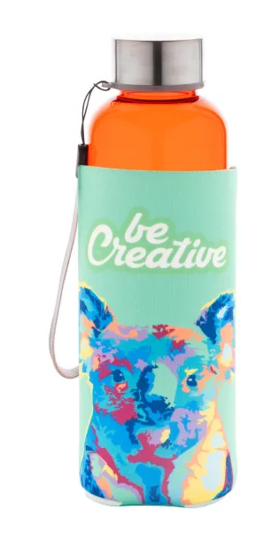 Pemba Creative Rpet boca za vodu, 500 ml Narančasta Bijela