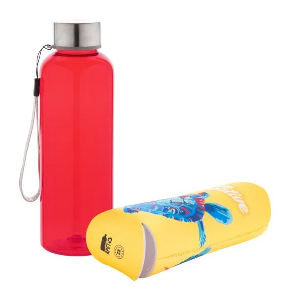 Pemba Creative Rpet boca za vodu, 500 ml Crvena Bijela