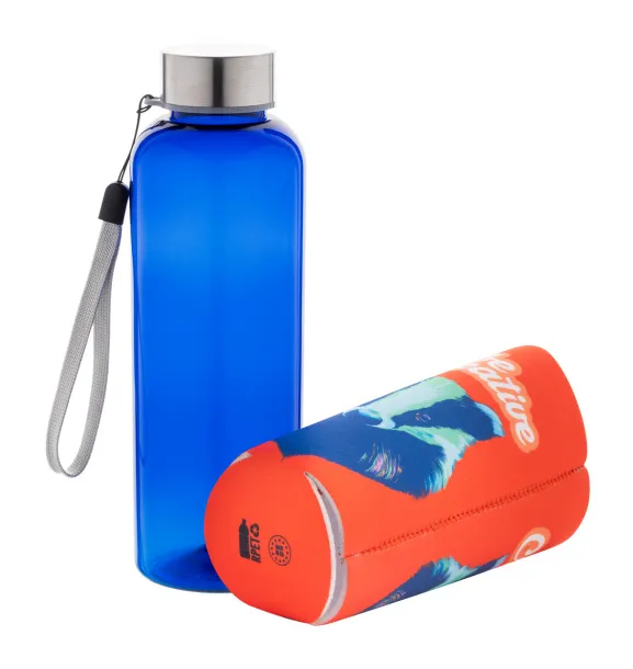 Pemba Creative Rpet personalizirana boca za vodu, 500 ml Plava Bijela