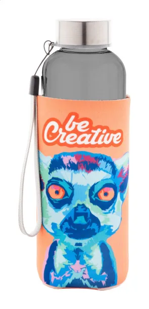 Pemba Creative Rpet personalizirana boca za vodu, 500 ml Crna Bijela