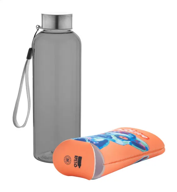 Pemba Creative Rpet personalizirana boca za vodu, 500 ml Crna Bijela