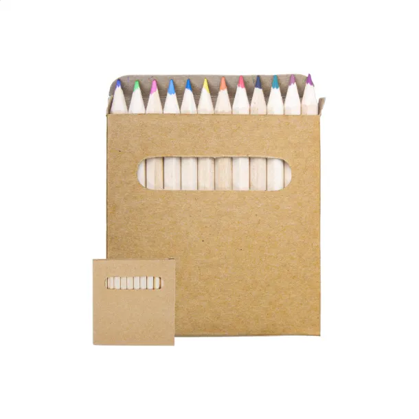 Lea set of 12 pencils Natural