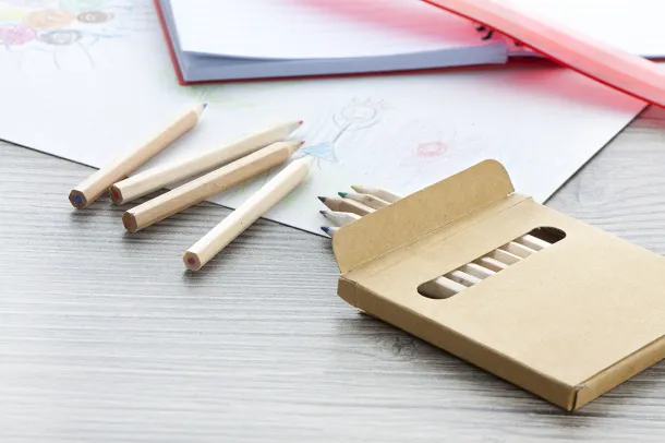 Lea set of 12 pencils Natural