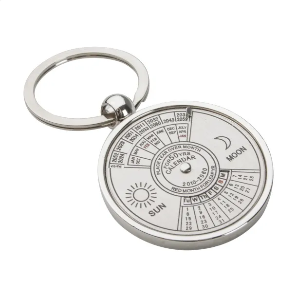 Eternity calendar keyring Silver