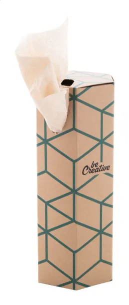CreaSneeze Hex Eco custom paper tissues Natural