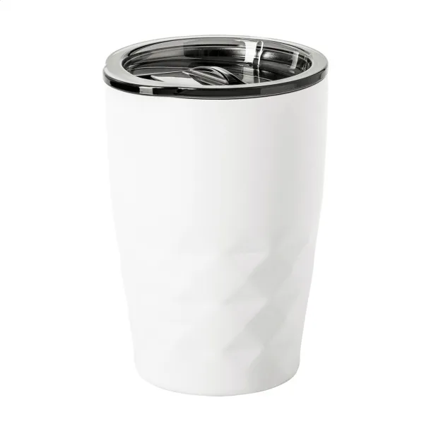 Cupper copper insulated thermo mug White