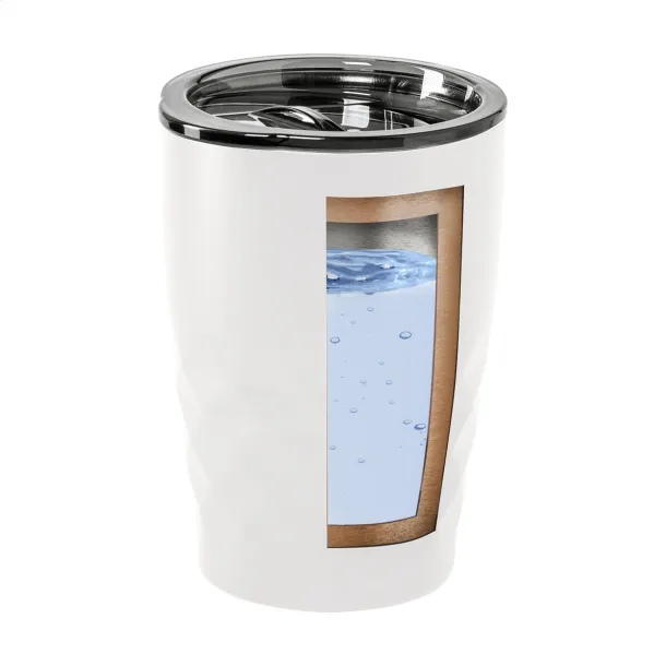 Cupper copper insulated thermo mug White