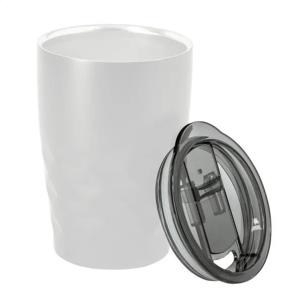 Cupper copper insulated thermo mug White