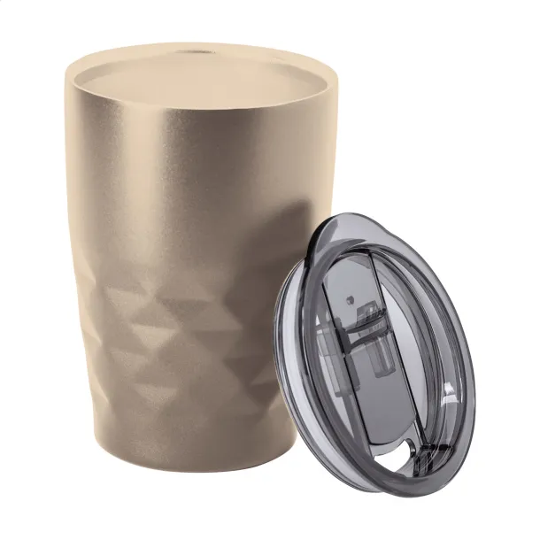 Cupper copper insulated thermo mug Gold