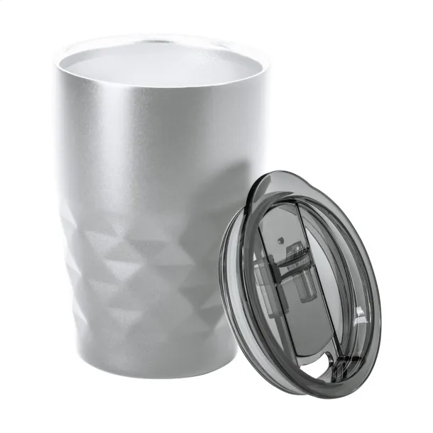 Cupper bakreno izolirana termo šalica Srebrna