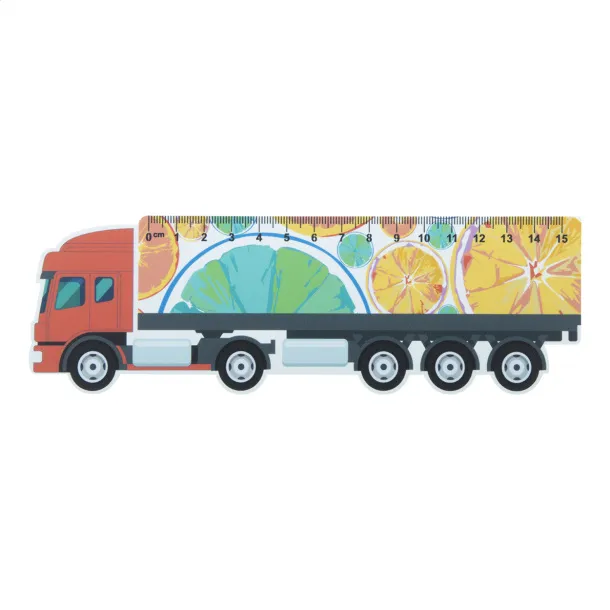 Trucker 15 ravnalo - kamion 15 cm Bijela