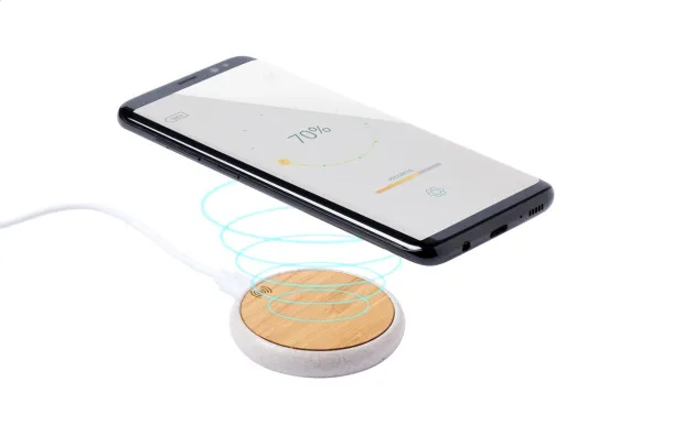 Volto wireless charger Beige Natural