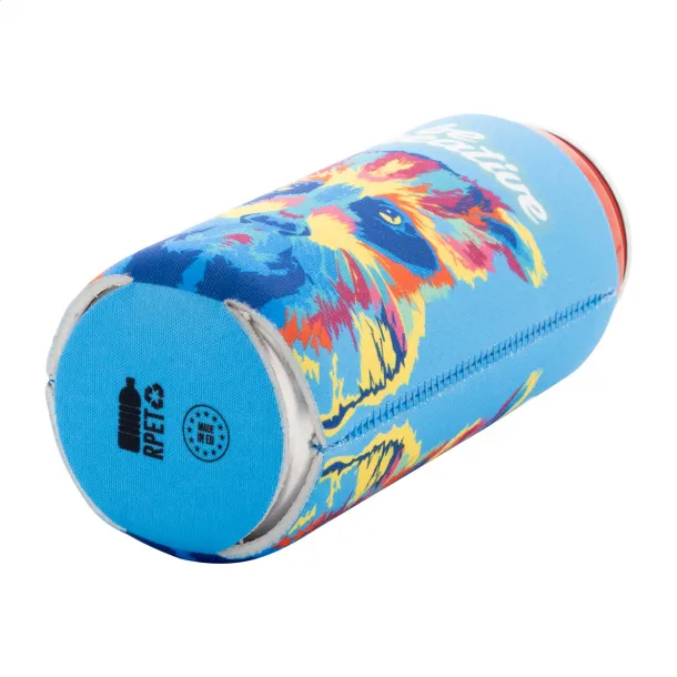 PrintCan Slim RPET can cooler White