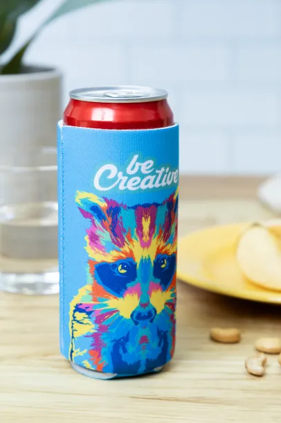 PrintCan Slim RPET omotač za rashlađivanje za limenke Bijela