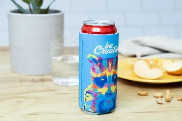 PrintCan Slim RPET can cooler White