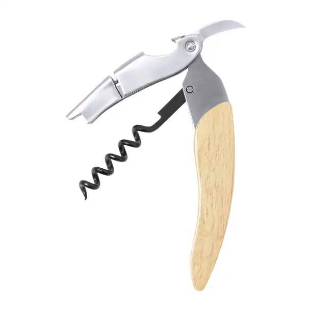 Veneto corkscrew Natural Silver