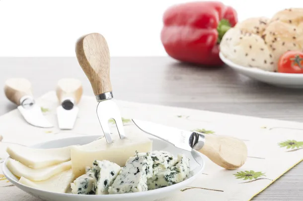 Gouda cheese knife set Natural