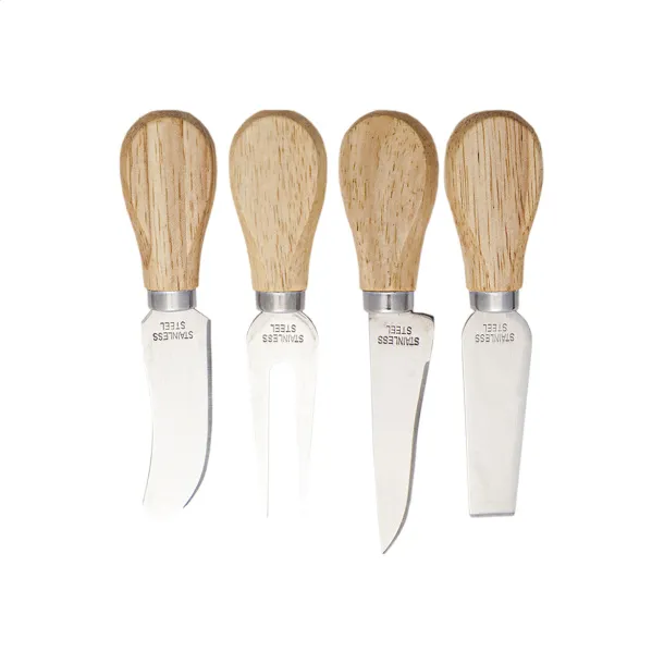 Gouda cheese knife set Natural