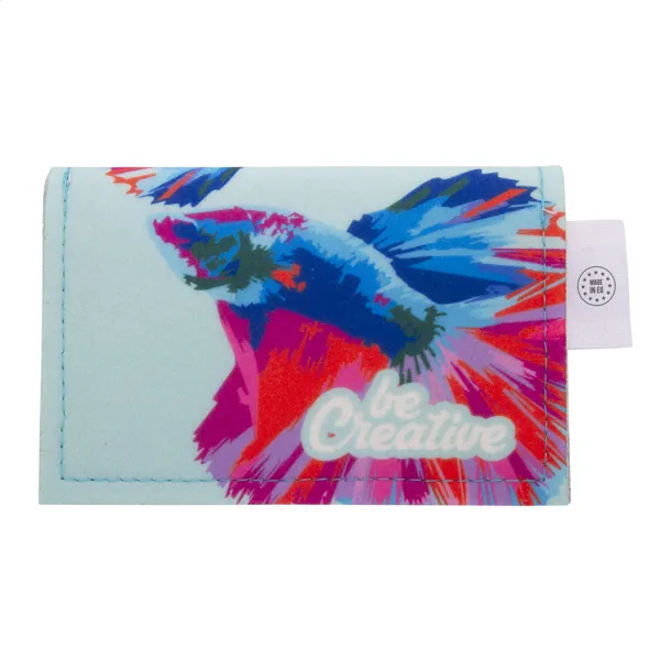 CreaFelt Money custom purse White Grey
