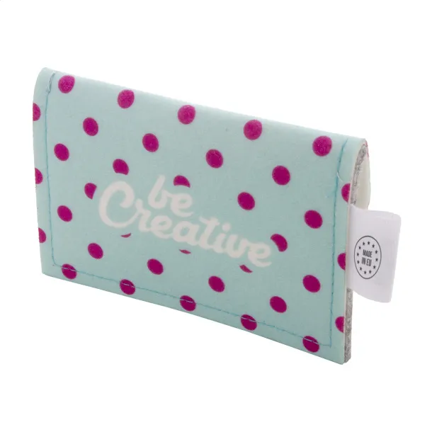 CreaFelt Money custom purse White Grey