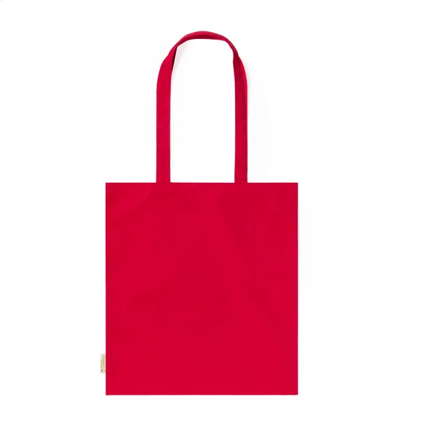 Borough torba za kupovinu od organskog pamuka, 140 g/ m2 Crvena