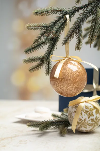 Nordskot ukras za božićno drvce Zlatna