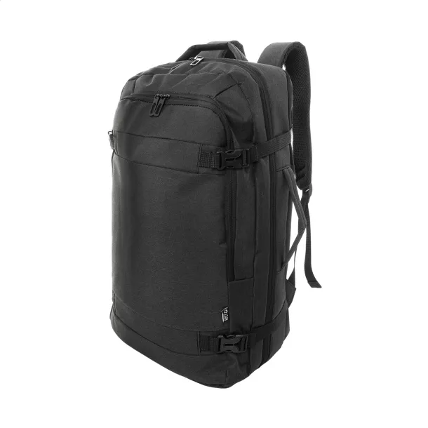 Kellogg RPET torba za dokumente/ruksak Crna