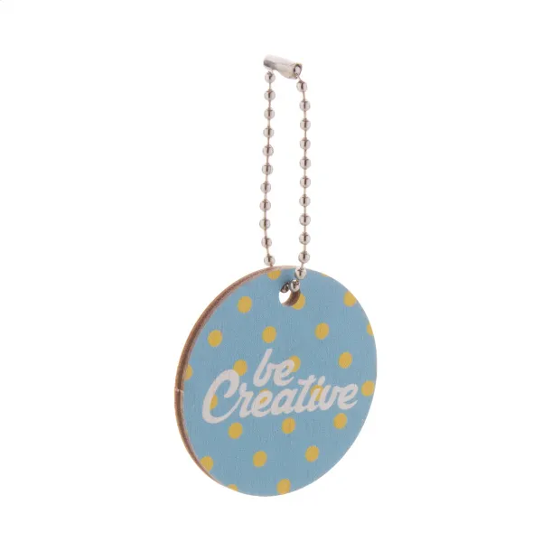 CreaFob Wood custom keyring Natural