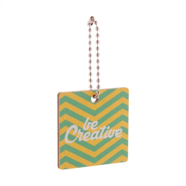 CreaFob Wood custom keyring Natural