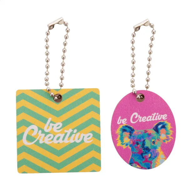 CreaFob Wood personalizirani privjesak za ključeve (oblik po narudžbi) Prirodna