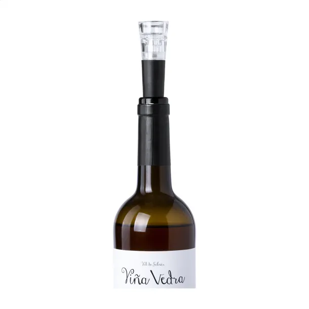 Wistop vakuumski čep za vino Crna