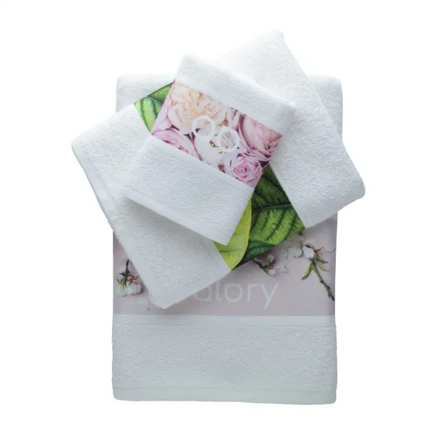 Subowel L sublimacijski ručnik, 400 g/m² Bijela