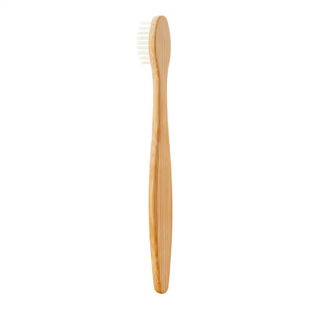 Boohoo Mini kids bamboo toothbrush White Natural