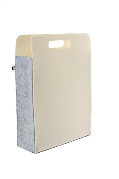 CreaFelt Shop D custom RPET shopping bag White Grey