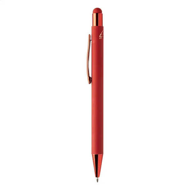 Shinely touch ballpoint pen Red