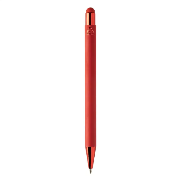 Shinely touch ballpoint pen Red