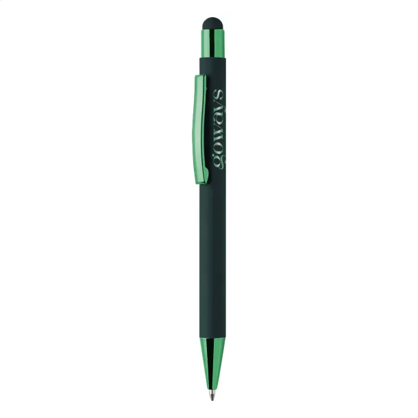 Shinely touch ballpoint pen Green