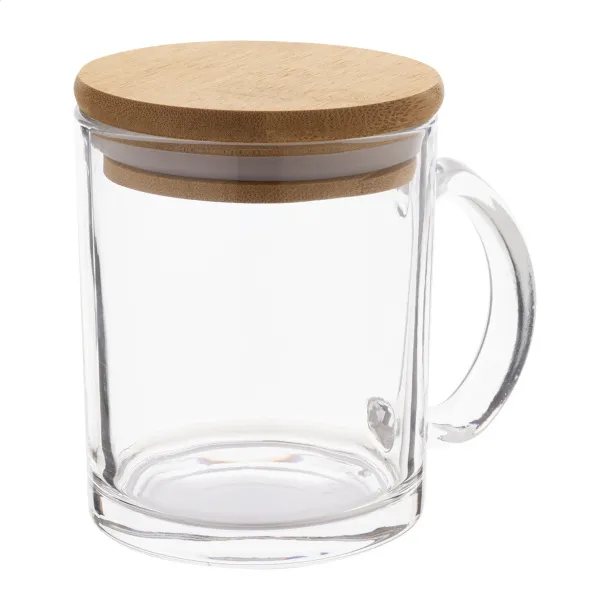 Strobba recycled glass mug Transparent Natural