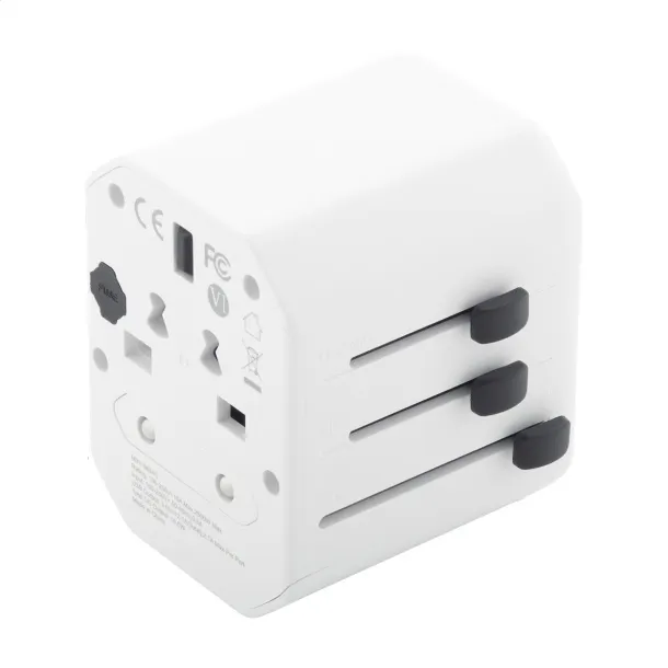 Jetsetter putni adapter Bijela