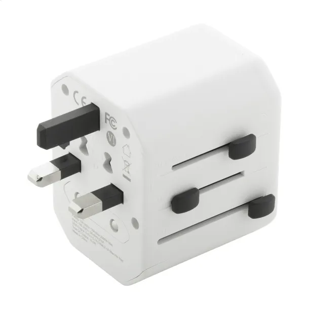 Jetsetter putni adapter Bijela