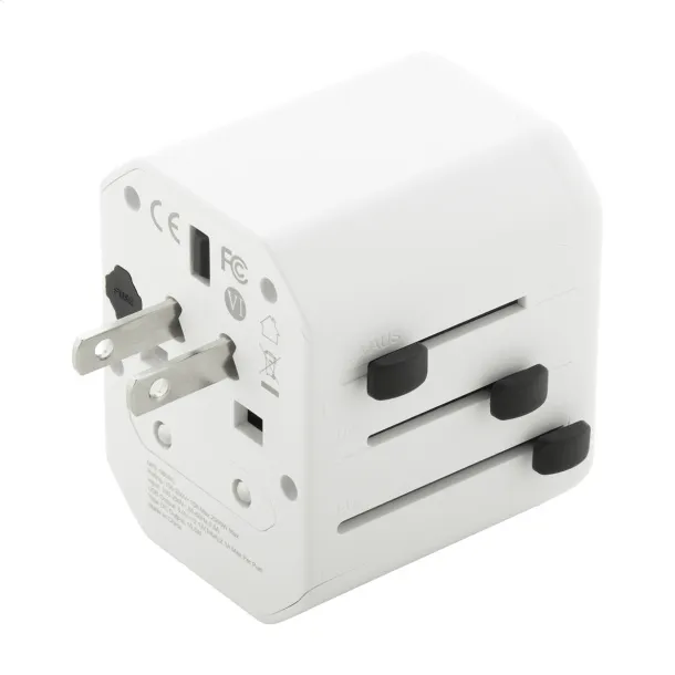 Jetsetter travel adapter White