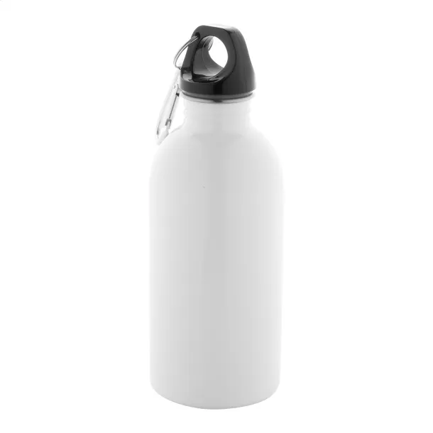 Pressuto recycled stainless steel bottle White