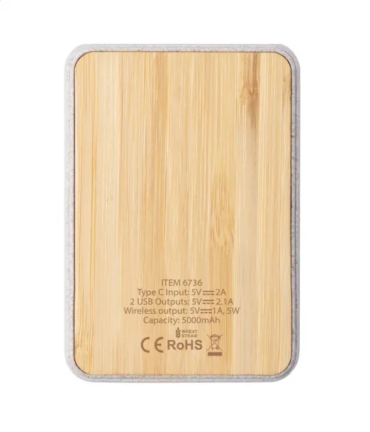 Gorix USB power bank Beige