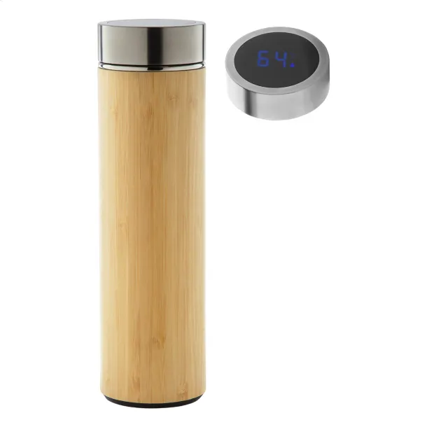 Temboo termos boca s termometrom, 500 ml Prirodna