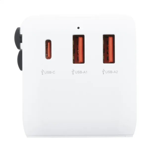 Jetsetter Plus brzi putni adapter Bijela