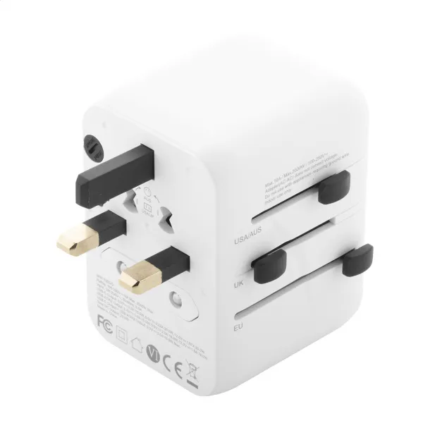 Jetsetter Plus travel adapter White